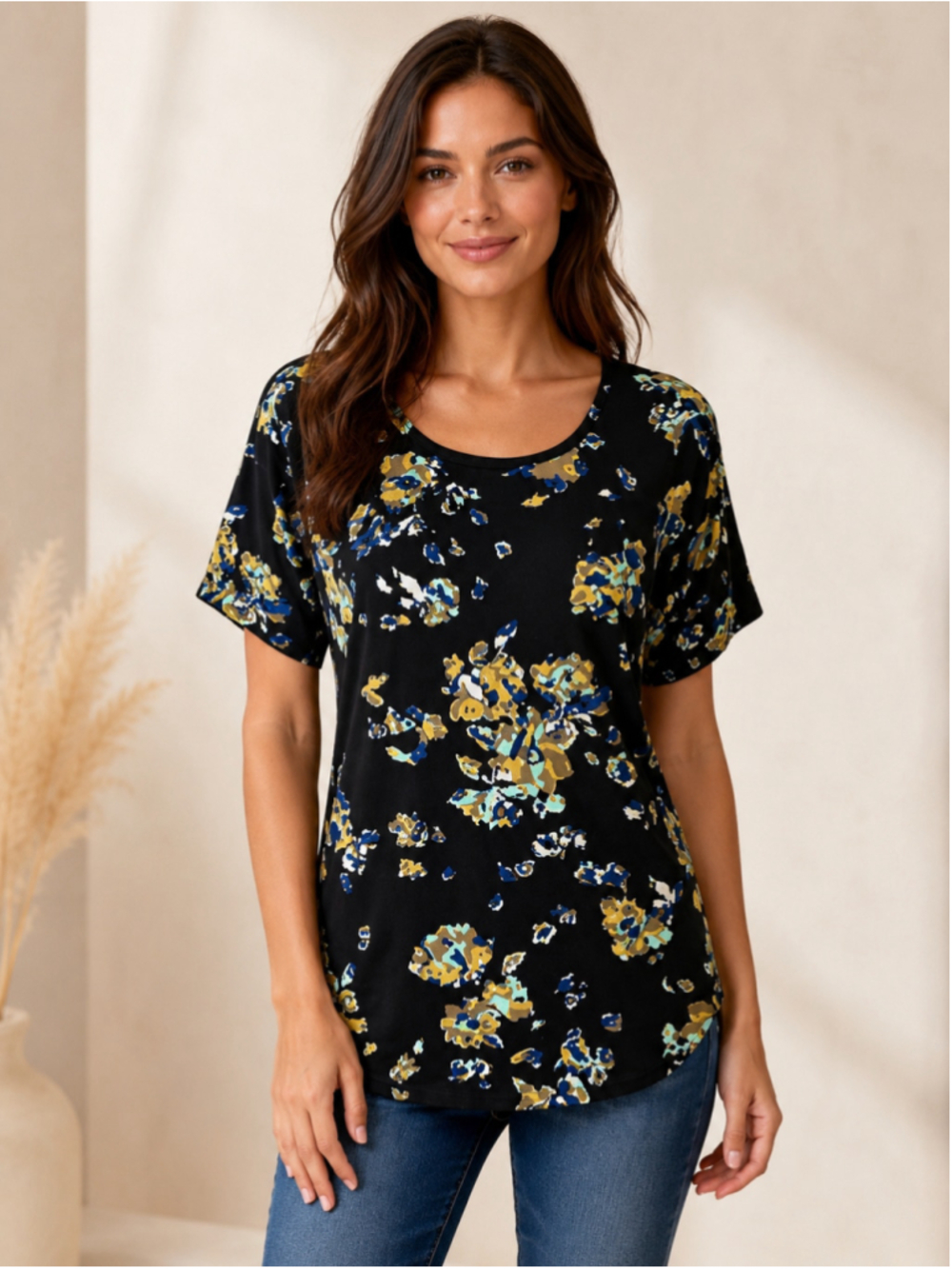 Lole “Broken Floral” Jazmin Top – Size Small